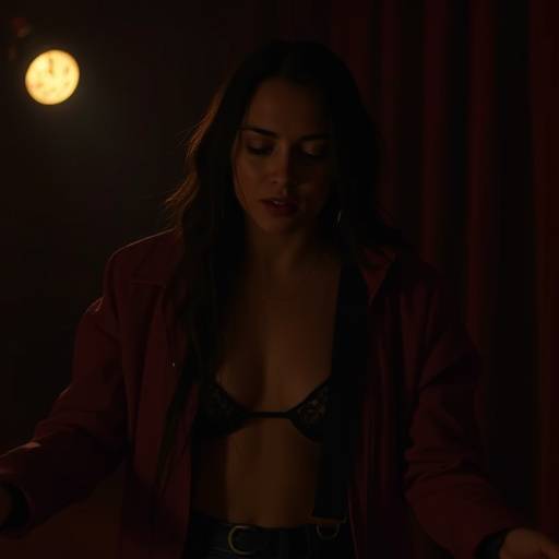 Captura de pantalla de un video musical para el artista emergente, Luna Creciente.