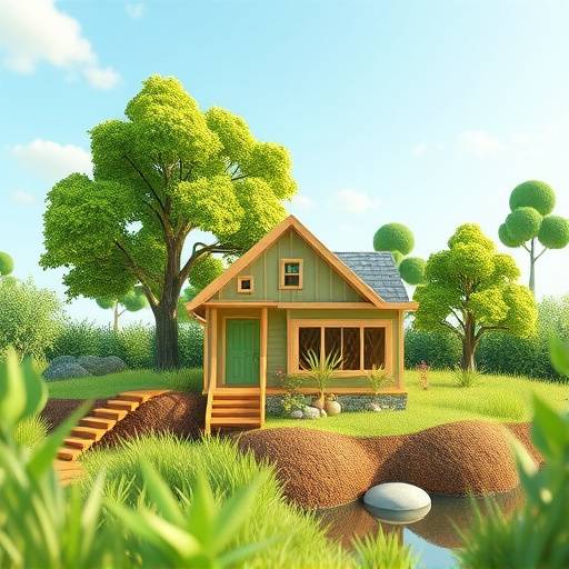 Imagen del video animado explicativo de EcoSolutions, ilustrando sus soluciones sostenibles.